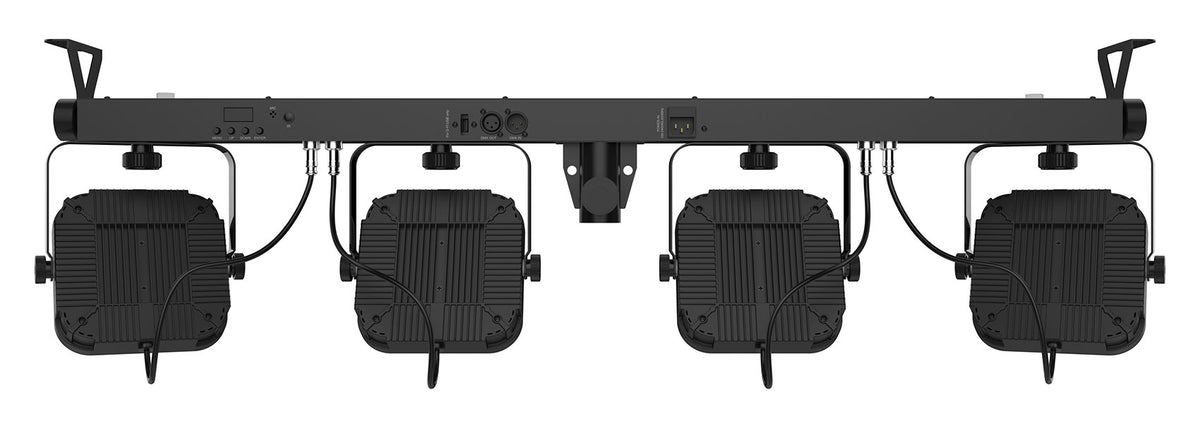Chauvet DJ 4BAR HEX ILS RGBAW+UV LED Wash Lighting System w/Stand+Footswitch+Bag