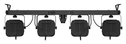 Chauvet DJ 4BAR HEX ILS RGBAW+UV LED Wash Lighting System w/Stand+Footswitch+Bag