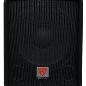 Rockville SBG1154 15" 800 Watt Passive 4-Ohm Pro DJ Subwoofer and MDF/Pole Mount