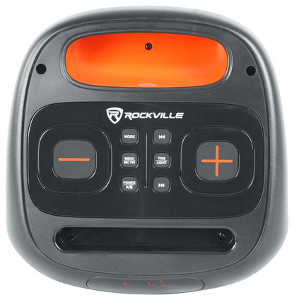 ROCKBOX PRO V2 LED Karaoke Machine System Party Speaker w/Tablet Stand
