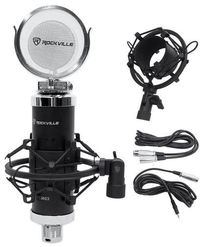 4-Person Podcast Kit with Quantum ES4 & Boom Arms