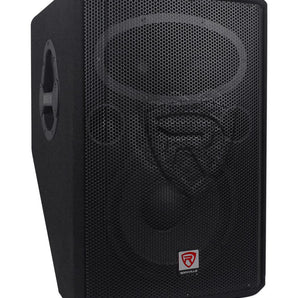 New Rockville RSM12P 12" 1000 Watt 2-Way Passive Stage Floor Monitor Speaker