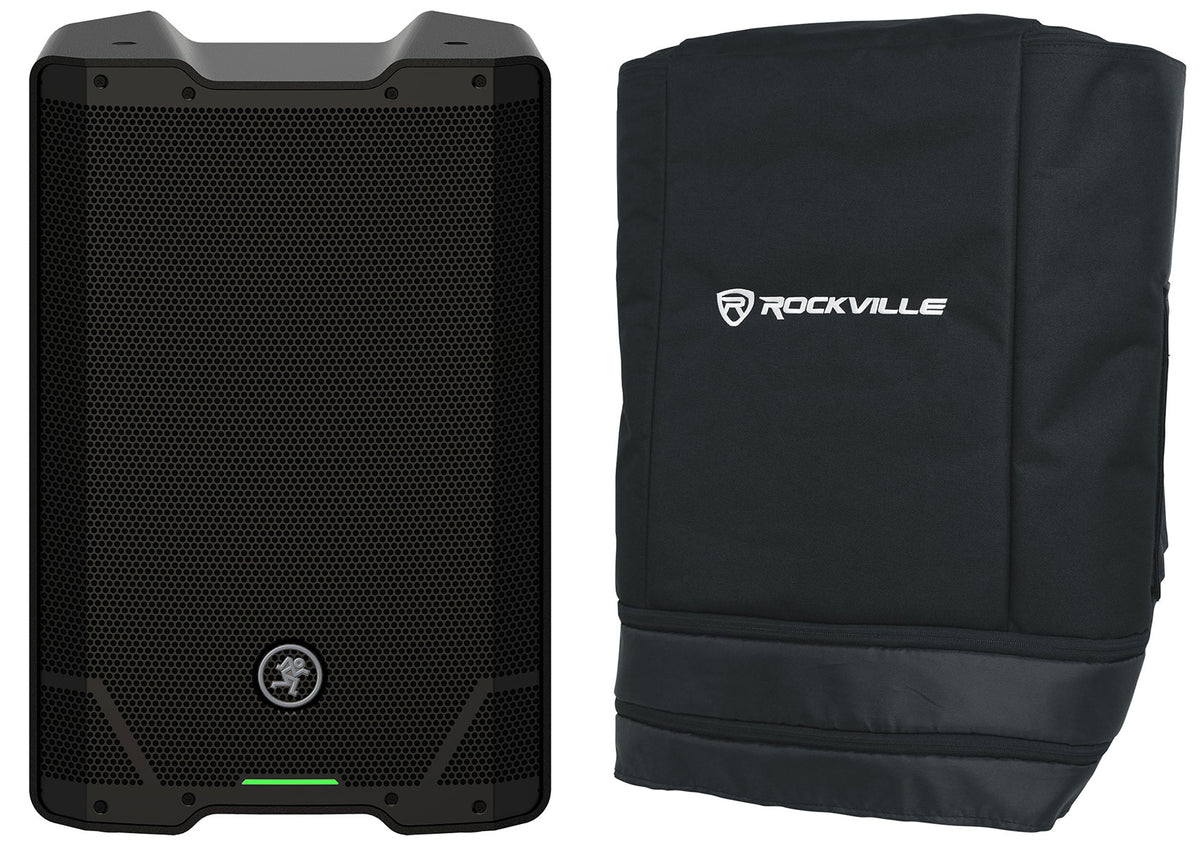 SRT210 10" 1600 Watt Powered Active DJ PA Speaker With Bluetooth & Slip Cover