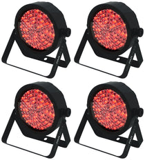 (4) SLIMPAR 56 ILS DMX RGB LED Par Wash Up-Lights
