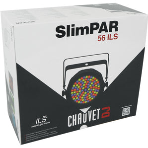 (2) Chauvet DJ SLIMPAR 56 ILS DMX RGB LED Par Wash Up-Lights