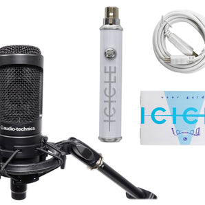 Audio Technica AT2050 Podcast Podcasting Recording Microphone w/ Phantom Power