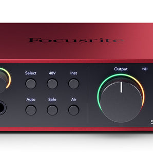 Focusrite Scarlett 2i2 4th Gen Studio Recording USB Audio Interface+Software