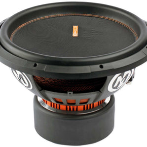 Memphis Audio MOJO 615D4 15" 4400w Competition Car Subwoofer+Vented Box+ROCKMAT
