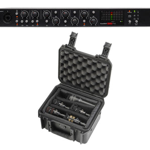 Focusrite Scarlett OctoPre 8-Channel Microphone Mic Preamp+Waterproof Mic Case