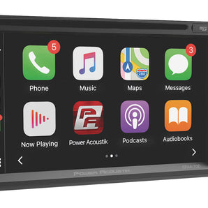 Power Acoustik CPAA-70D 2-Din 7" DVD/Carplay/Android/Bluetooth/USB Car Receiver