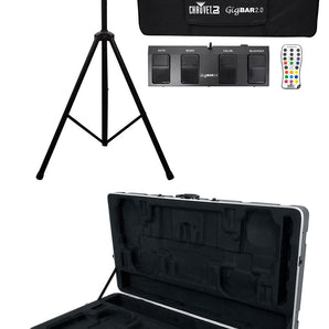 Chauvet GigBar 2.0 DMX LED 4-In-1 Light FX Bar w/Tripod+Footswitch+Remote+Case