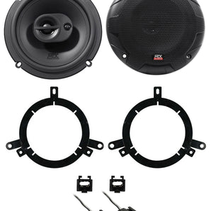 MTX 6.5" Front Factory Speaker Replacement Kit For 1998-2004 Dodge Intrepid