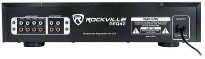 6-Zone Receiver with (4) Pairs of White 6.5" Indoor/Outdoor Speakers, Commercial Package