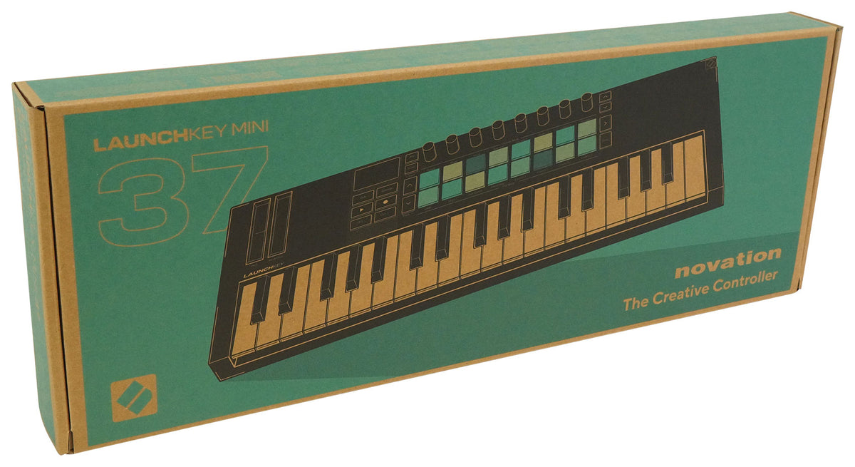 Launchkey Mini 37 MK4 Keyboard Controller + AIR-BENCH Keyboard Bench