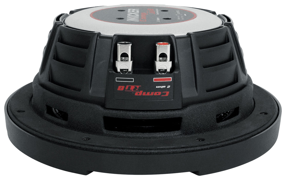 48CWRT82 Shallow 8-Inch Subwoofers, 750W Mono Amplifier & 4-Gauge Wiring Kit