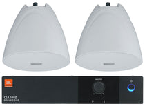 CSA140Z 70V Amplifier + (2) PEN-525T White Pendant Speakers
