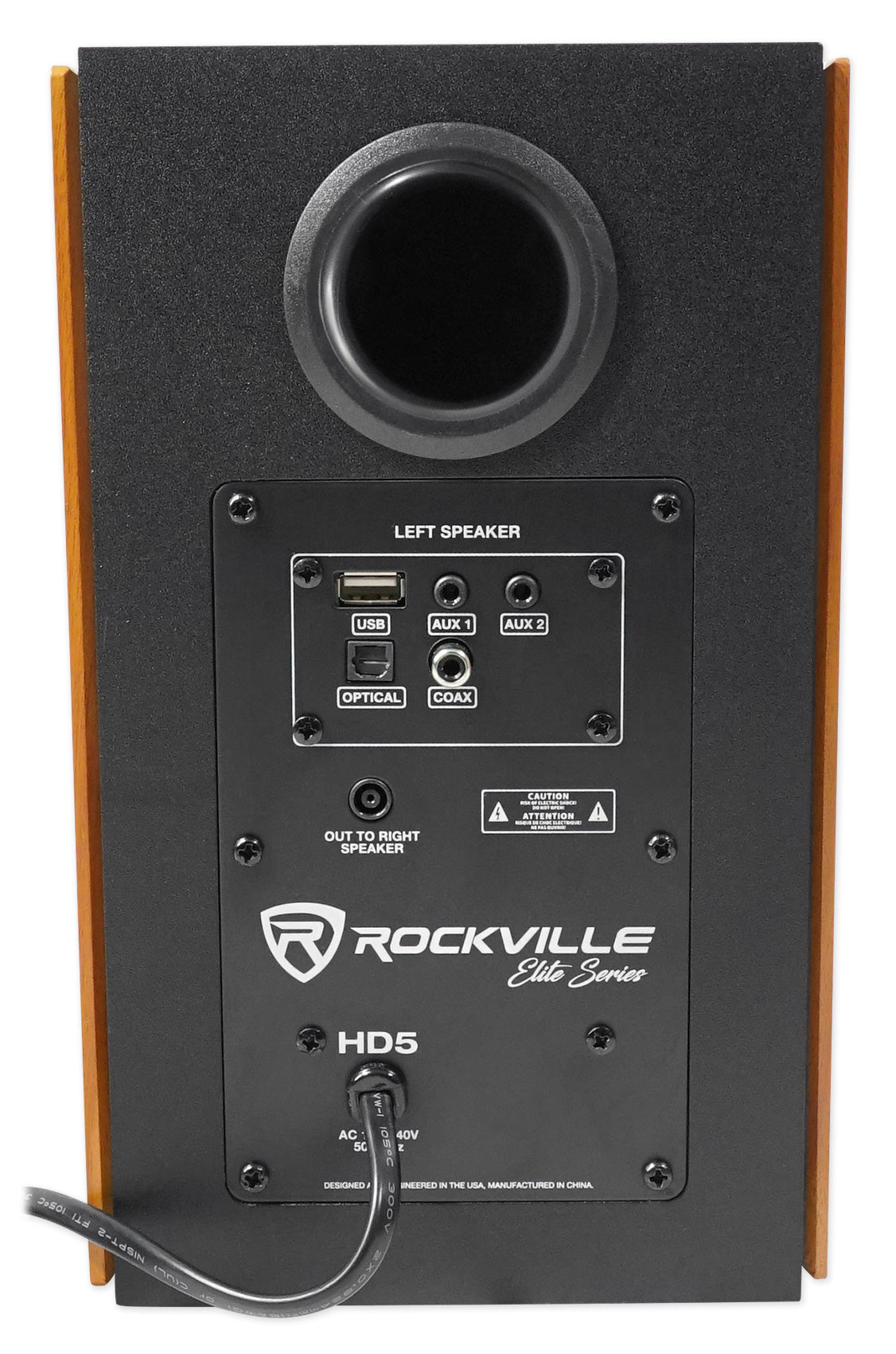 (2) HD5 5" Powered Bluetooth Bookshelf Home Theater Speakers+Stands