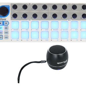 Arturia BeatStep 16-Step Analog Sequencer Midi USB DJ Pad Controller + Speaker