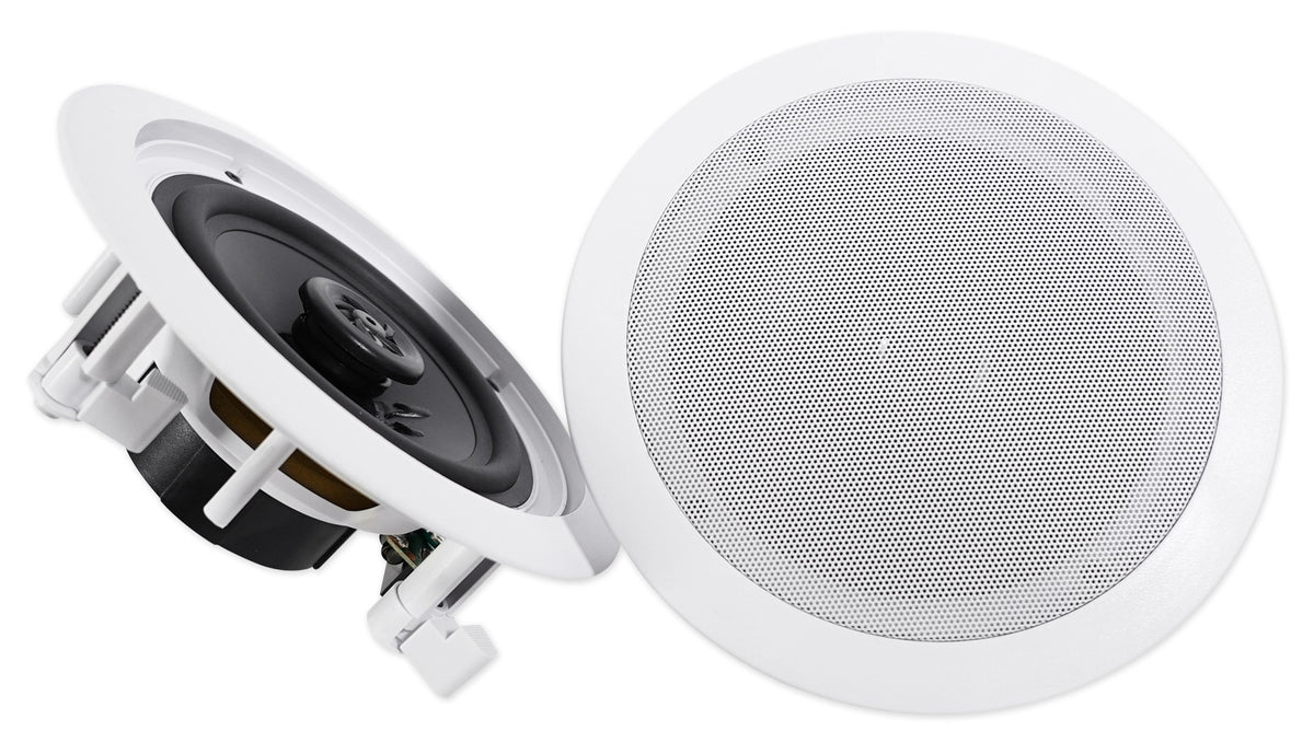 Rock Zone 8 32-Pack + HC655-16 White Ceiling Speakers Bundle