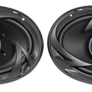 6x9" Autotek Speakers + Wheel Well Ledge Enclosures For 87-95 Jeep Wrangler YJ