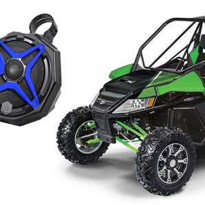 6.5" Roll Cage Roll Bar SSV Tower Speakers for Arctic Cat Wildcat+Pods+Grills