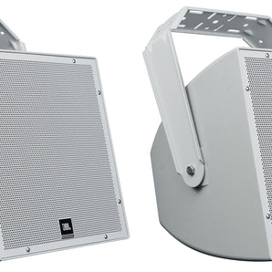 (2) JBL AWC129 12" 200w Indoor/Outdoor 70V Surface Mount Commercial Speakers
