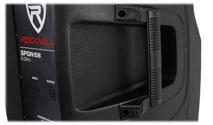 Crown XLi1500 Amplifier + (2) Rockville SPGN158 15in Speakers + Stands + Cables
