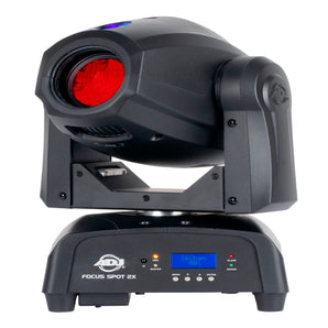 (2) American DJ FOCUS SPOT 2X 100W Cold White LED DMX Moving Head Spot Lights
