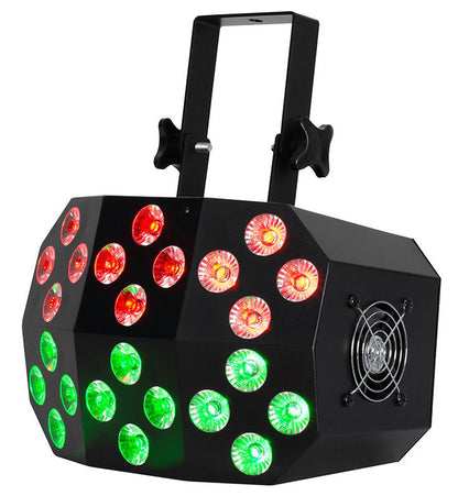 Eliminator Lighting ADJ Mega Wash 24 240 Watt Hex LED RGBWA+UV Wash Light+Remote