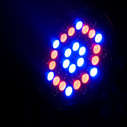 (2) LP 42 RGBW LED DMX Par Wash Lights