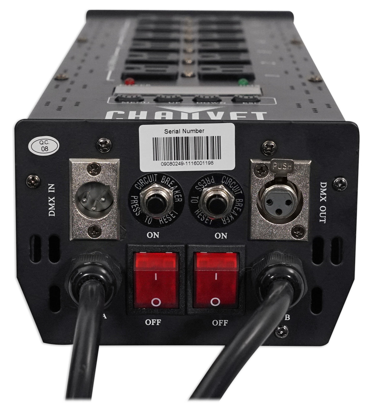 Chauvet PRO-D6 6 Ch 20A DMX-512 Dimmer Switch Pack Simultanious115V and 230V