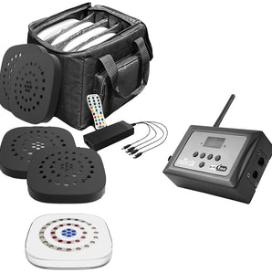 Chauvet Freedom Centerpiece (4) Wireless Floral Up-lights+Transmitter/Receiver