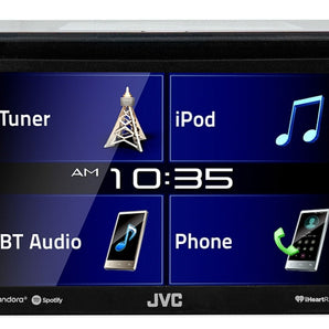 JVC KW-V350BT 6.2" Car DVD/Bluetooth Receiver Monitor w/iDatalink Maestro Ready