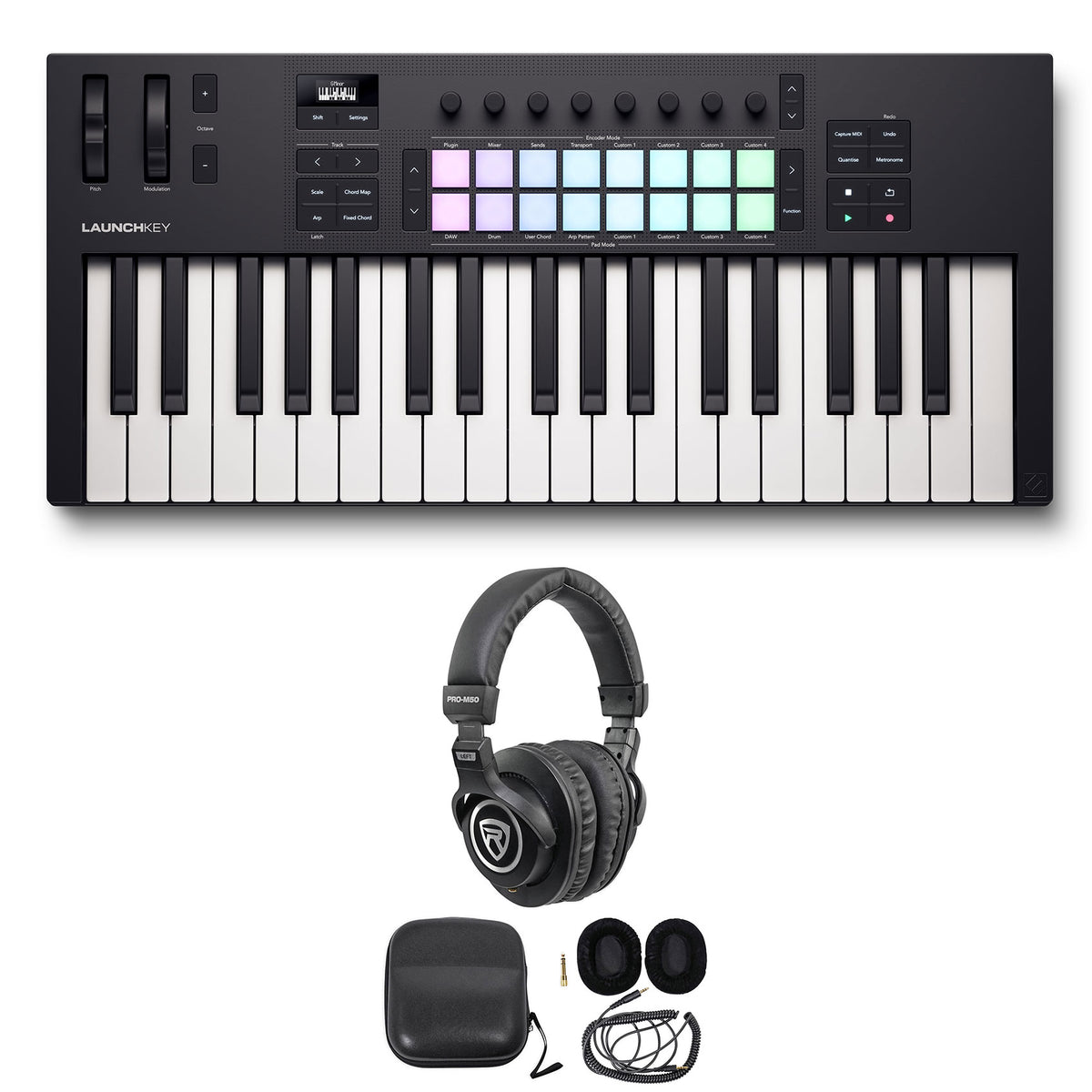 Launchkey 37 MK4 Keyboard Controller + PRO-M50 Studio Headphones