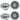 (4) Rockville RM-PREMIUM-65 WHITE 6.5" 600w Marine Boat Speakers - Crisp Sound!
