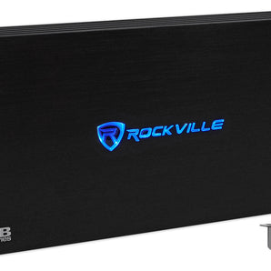 Rockville dB16 8000 Watt Peak/2000w RMS Mono 2 Ohm Amplifier Car Audio Amp