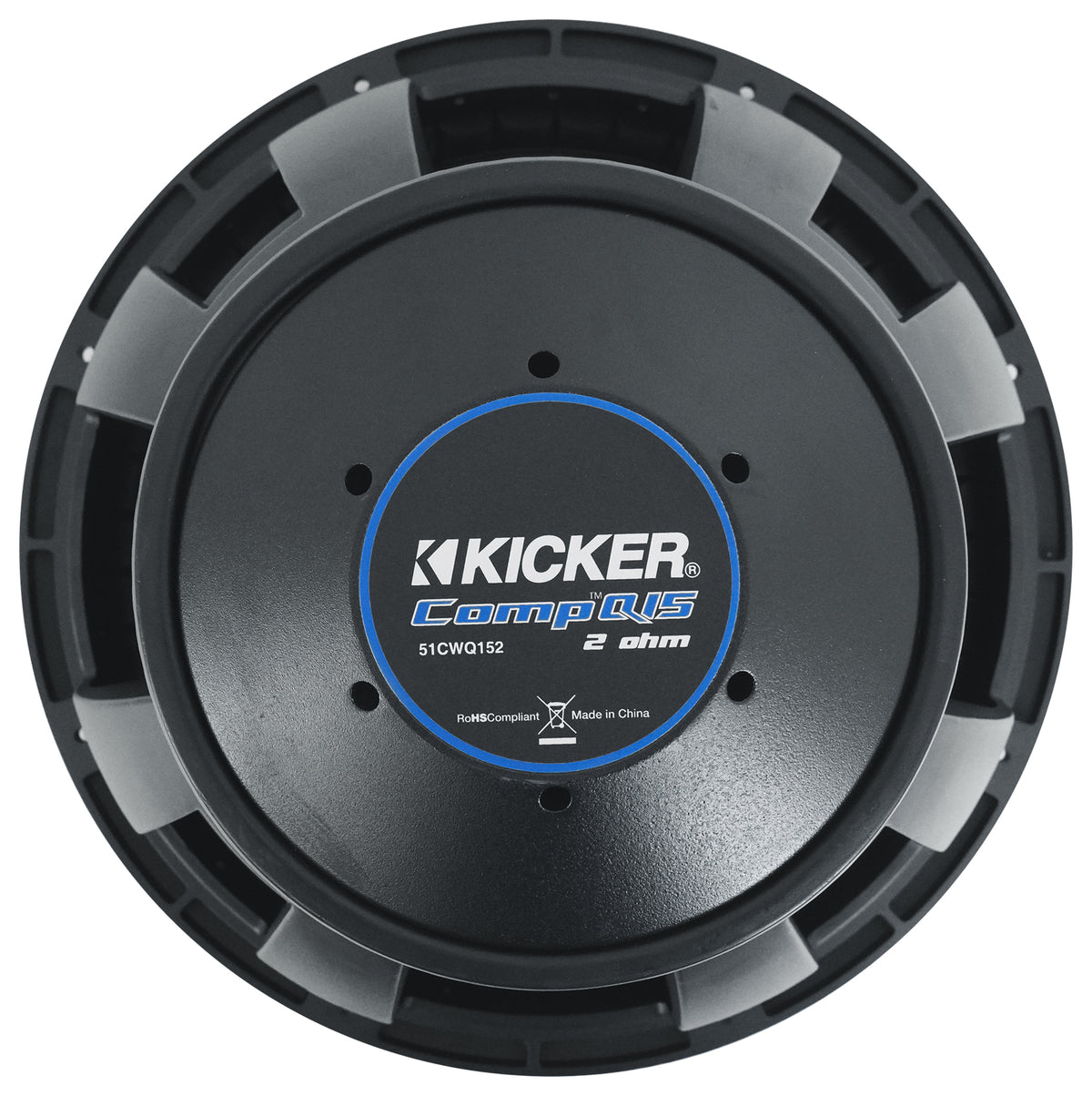Kicker 51CWQ152 COMP Q 15" 1200 Watt Car Audio Subwoofer DVC 2 Ohm Sub CWQ152