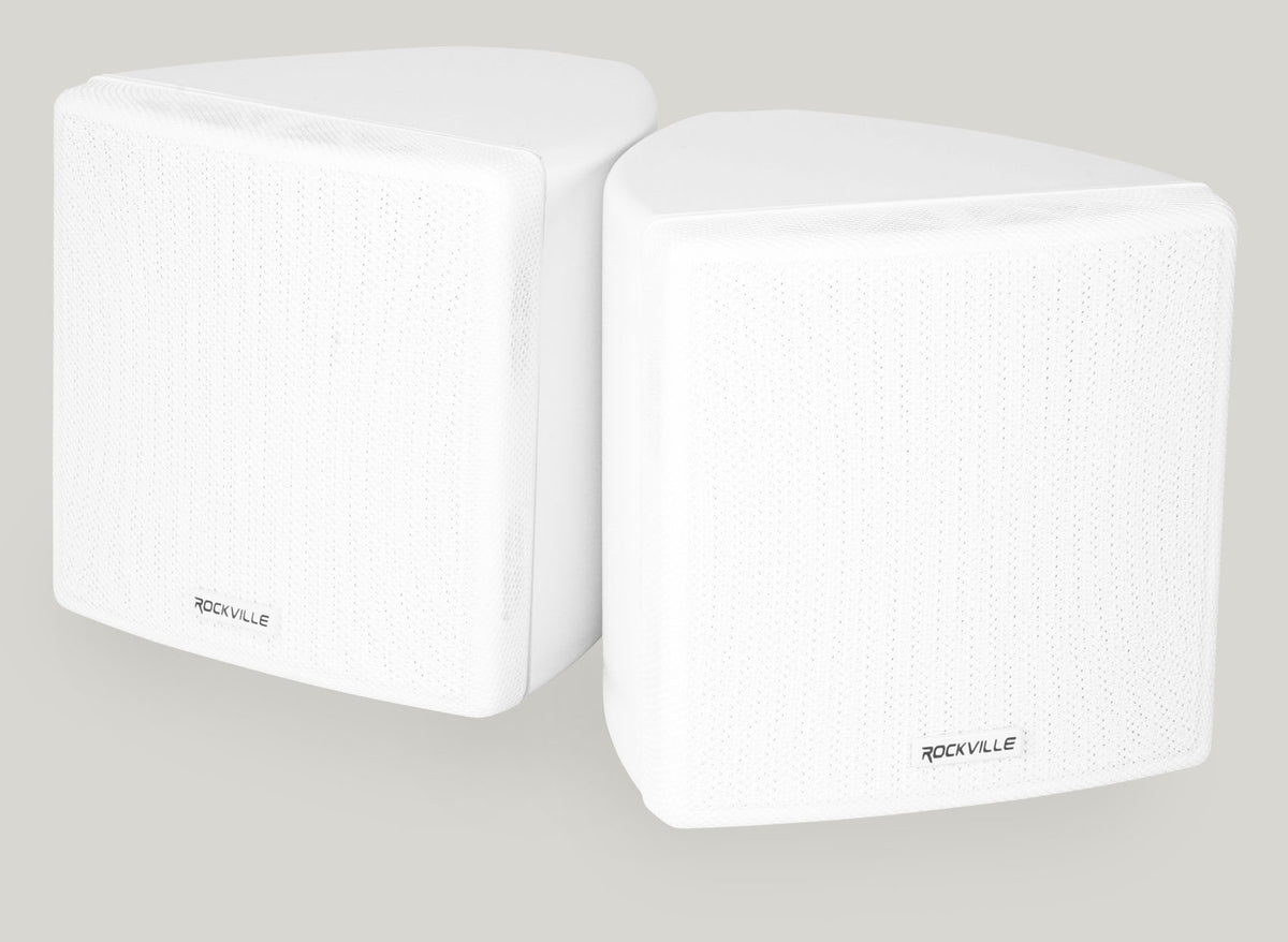 CSA 2120 Commercial Amplifier + (4) 3.5" White Cube Speakers