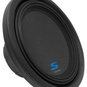 Alpine S-W12D4 12" 1800 Watt Dual 4-Ohm Car Audio Subwoofer Sub Type-S SW12D4