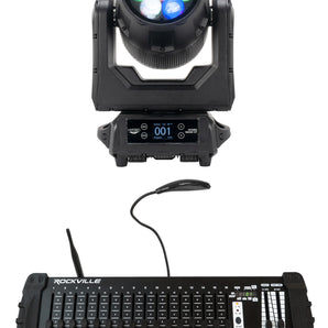 American DJ HYDRO WASHX7 Outdoor RGBW Wireless DMX Moving Head Light+Controller