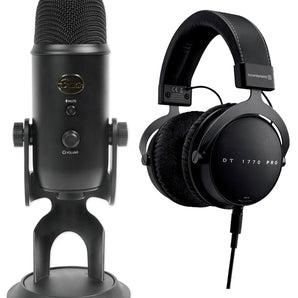 Beyerdynamic DT 1770 Pro 250 Ohm Studio Headphones+Blue Yeti USB Microphone