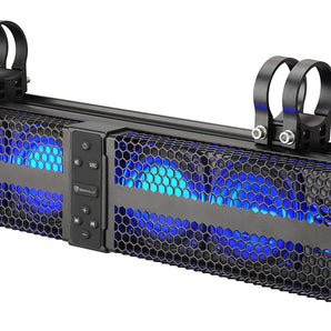 Rockville XBAR-24 24" ATV/UTV Soundbar Bluetooth Speaker System w/LED + Wire Kit