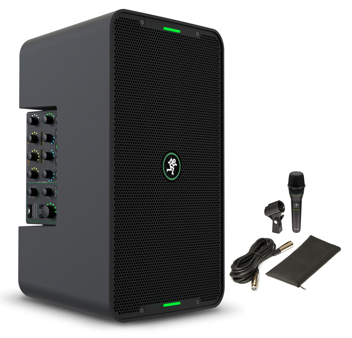 ShowBox Rechargeable 8" DJ PA Bluetooth Speaker + Mixer + EM-89D Mic