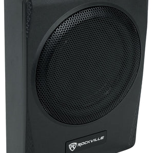 Rockville SS65P 400w 6.5" Slim Under-Seat Active Powered Car/Truck Subwoofer Sub