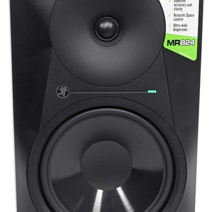 Mackie MR824 8” 85 Watt Powered Active Studio Monitor Class A/B Bi-Amped Speaker