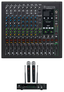 ONYX12 12-Channel Analog Mixer with Wireless Microphones