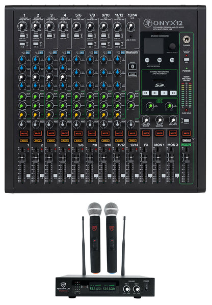 ONYX12 12-Channel Analog Mixer with Wireless Microphones