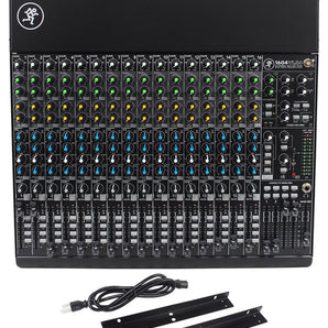 Mackie 1604VLZ4 Mixer 16-Channel Compact Analog w/ 16 ONYX Preamps+Wireless Mics
