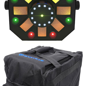 Chauvet DJ Swarm Wash FX ILS RGBAW+UV LED DMX Derby/Laser/Strobe Light+Carry Bag