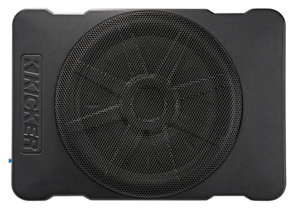 Kicker 51HS10 10" Hideaway Under-Seat Powered Car Subwoofer Compact Sub HS10